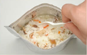 アルファ米開封イメージ