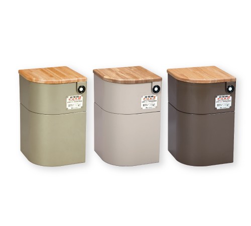 防災イス 天然木 備蓄用