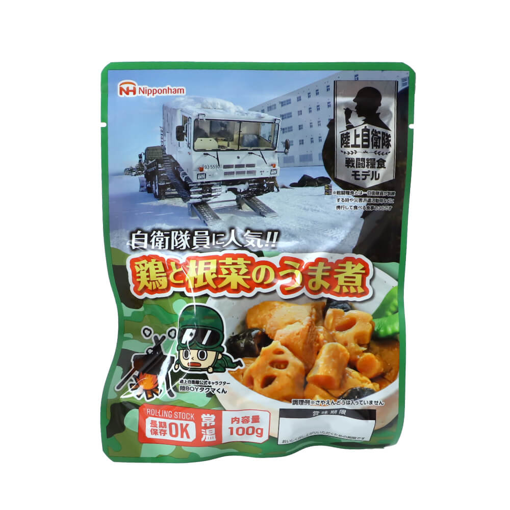 陸上自衛隊戦闘糧食モデル 鶏と根菜のうま煮 20食セット