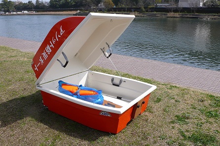 2人用折りたたみ式 防災ボート ツーウェイ９