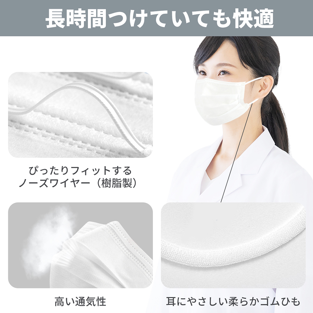 サージカルマスク50枚 RAMEDICO KE721