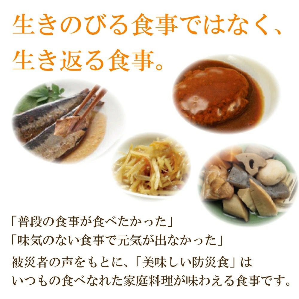 非常食セット 美味しい防災食 3日分 「人気のおかず 9種類セット」
